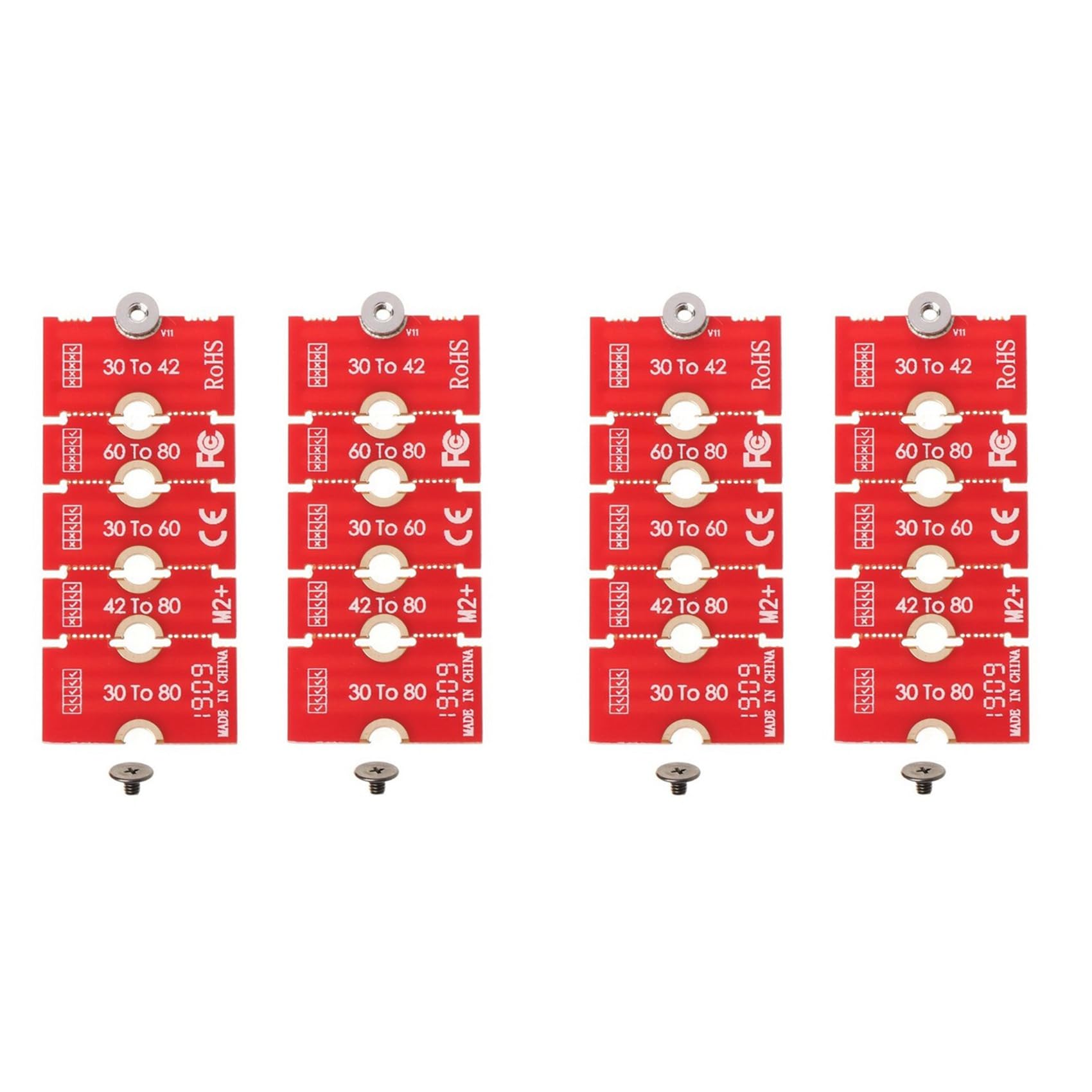 Soaying 4Pcs M2 M2PLUS NGFF NVME M.2 Extended Transfer 2230, 2242, 2260, 2280 Aircraft M2 Change Long Size U.2 M3 M.3 SSD 24BB