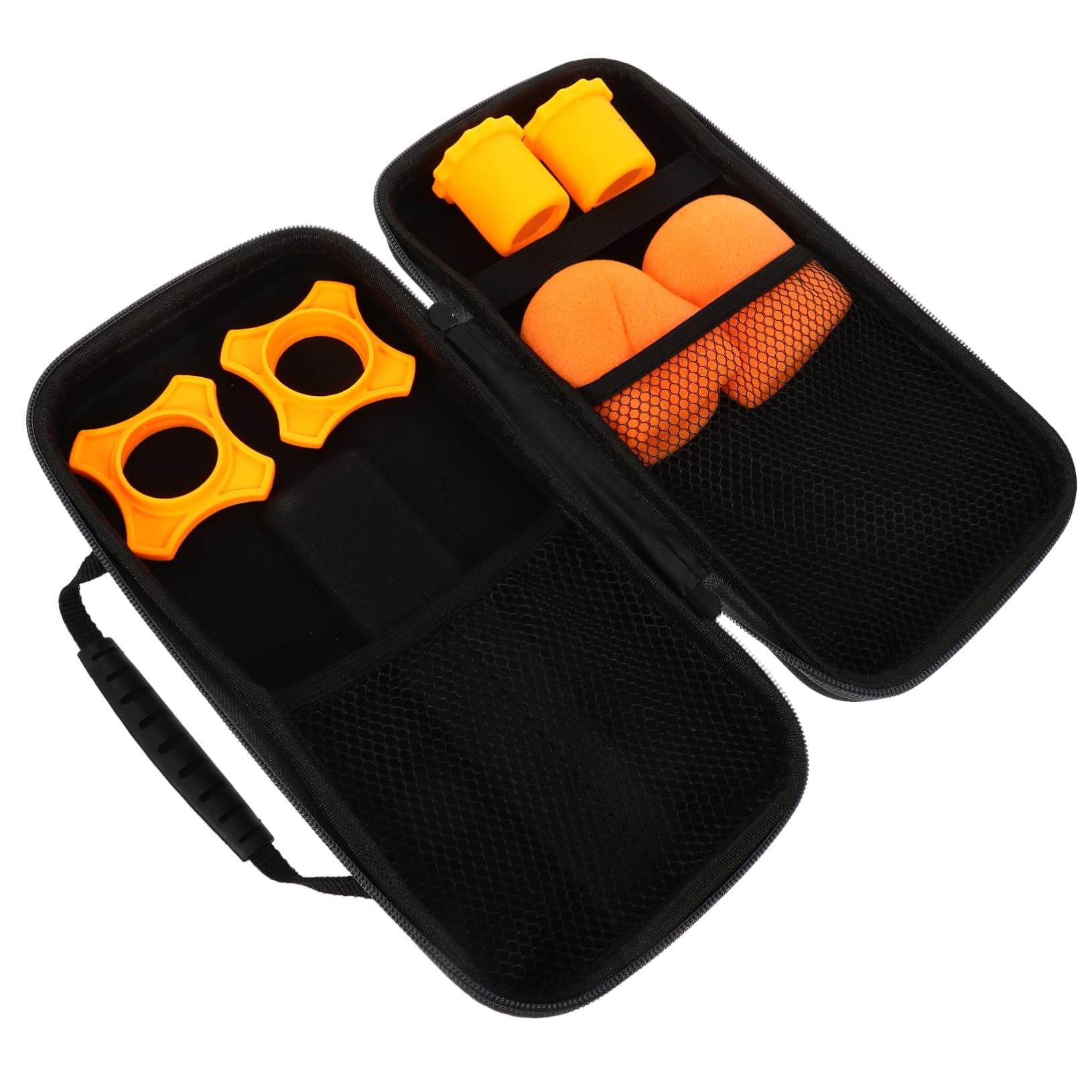 INOOMP 1 Set Microphone Carrying Case with Mesh Pocket Portable Zipper Storage Pouch for Microphone and Accessories Lightweight and Durable Design for and Organization