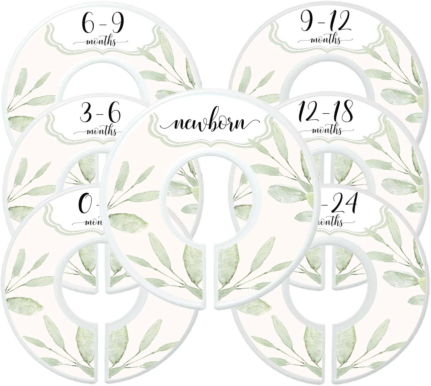 Baby Girl Clothes Dividers Nursery Closet Dividers Closet Organizers Botanical