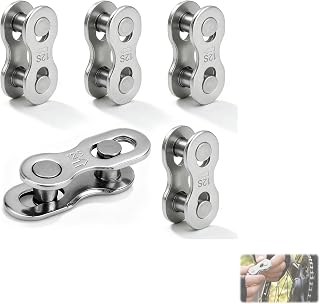 5 pares Eslabones Bloqueo Cadena, Candado de Cadena de Liberación Rápida para Bicicleta de 12 Velocidades, Fácil Instalación para Mantenimiento y Reparaciones de Emergencia