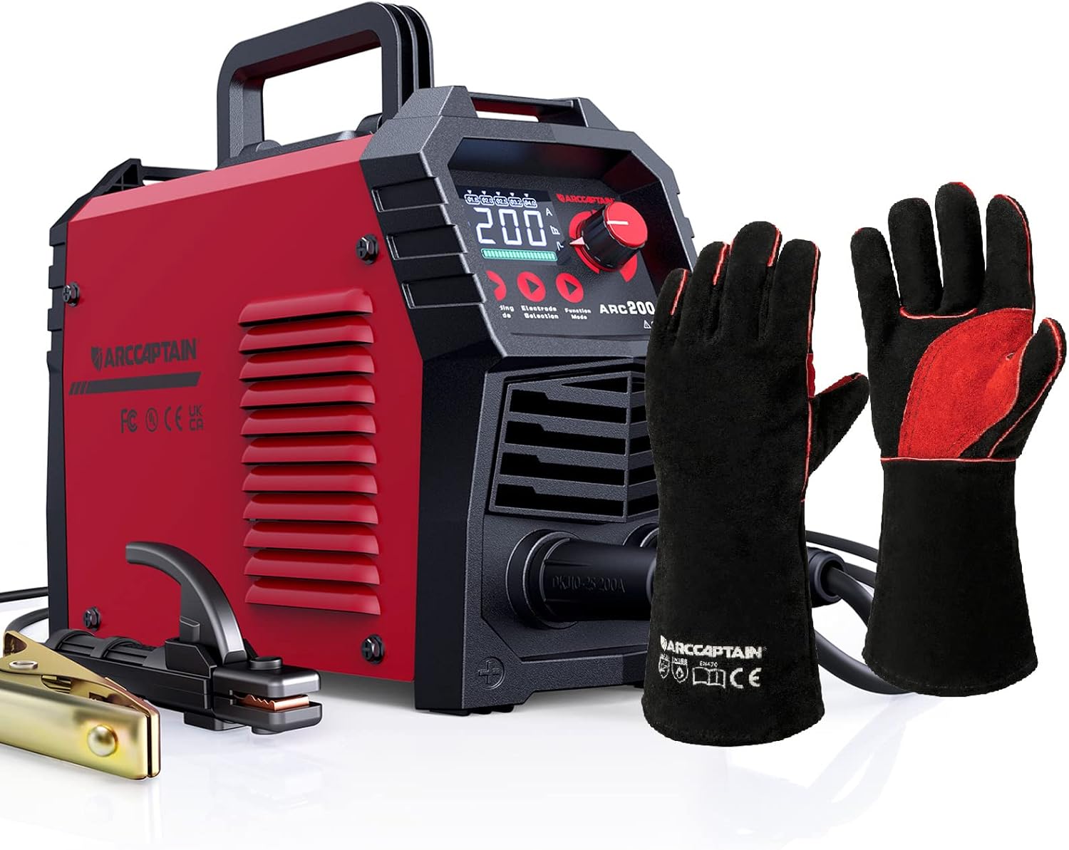 200A Welding Machine & Welding Gloves