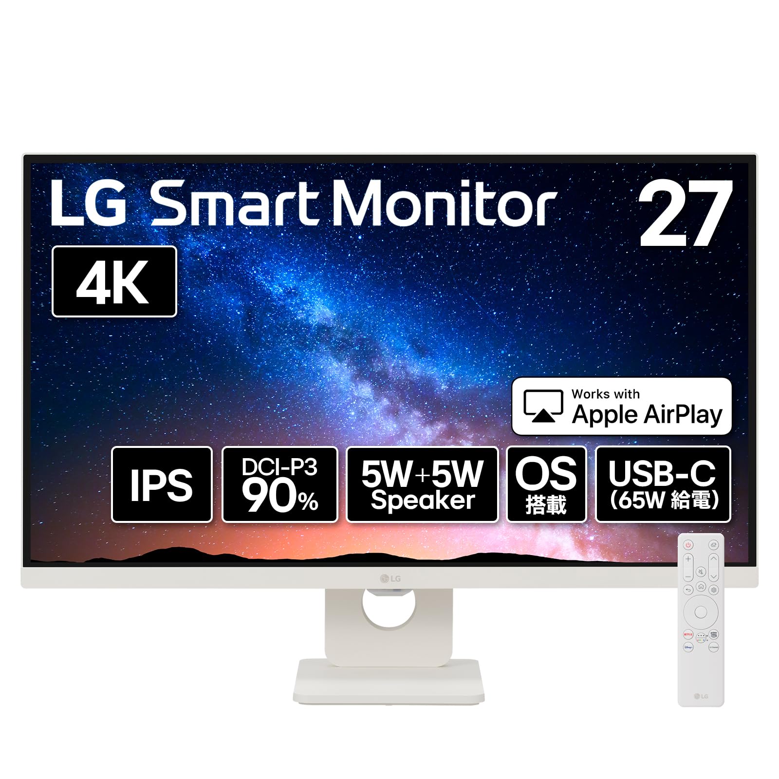 【美品】LGMonitor 27インチ4Kモニター【27U731SA-W】 Amazon.co.jp: LG Monitor モニター ディスプレイ 27U731SA-W 27インチ