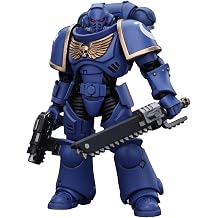 TOYVERSE JOYTOY 1/18 Warhammer 40,000 Action Figure, Space Marines Ultramarines Outriders Brother Catonus, Movable Joints Character Model, 15 Years and Up