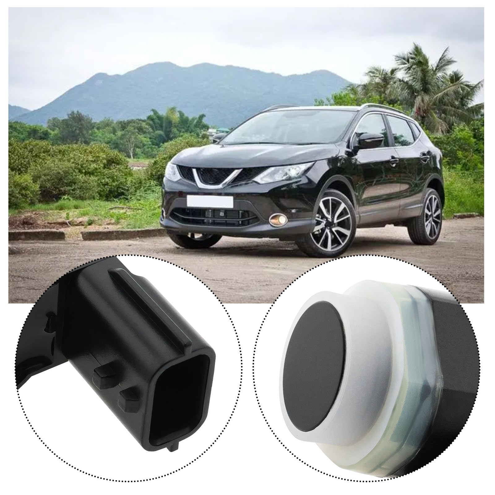 Rilevatore di Parcheggio PDC 284384EA0A 284384CC5B 284384EA4A Compatibile con Nissan Qashqai Mk2 NV300 X-Trail