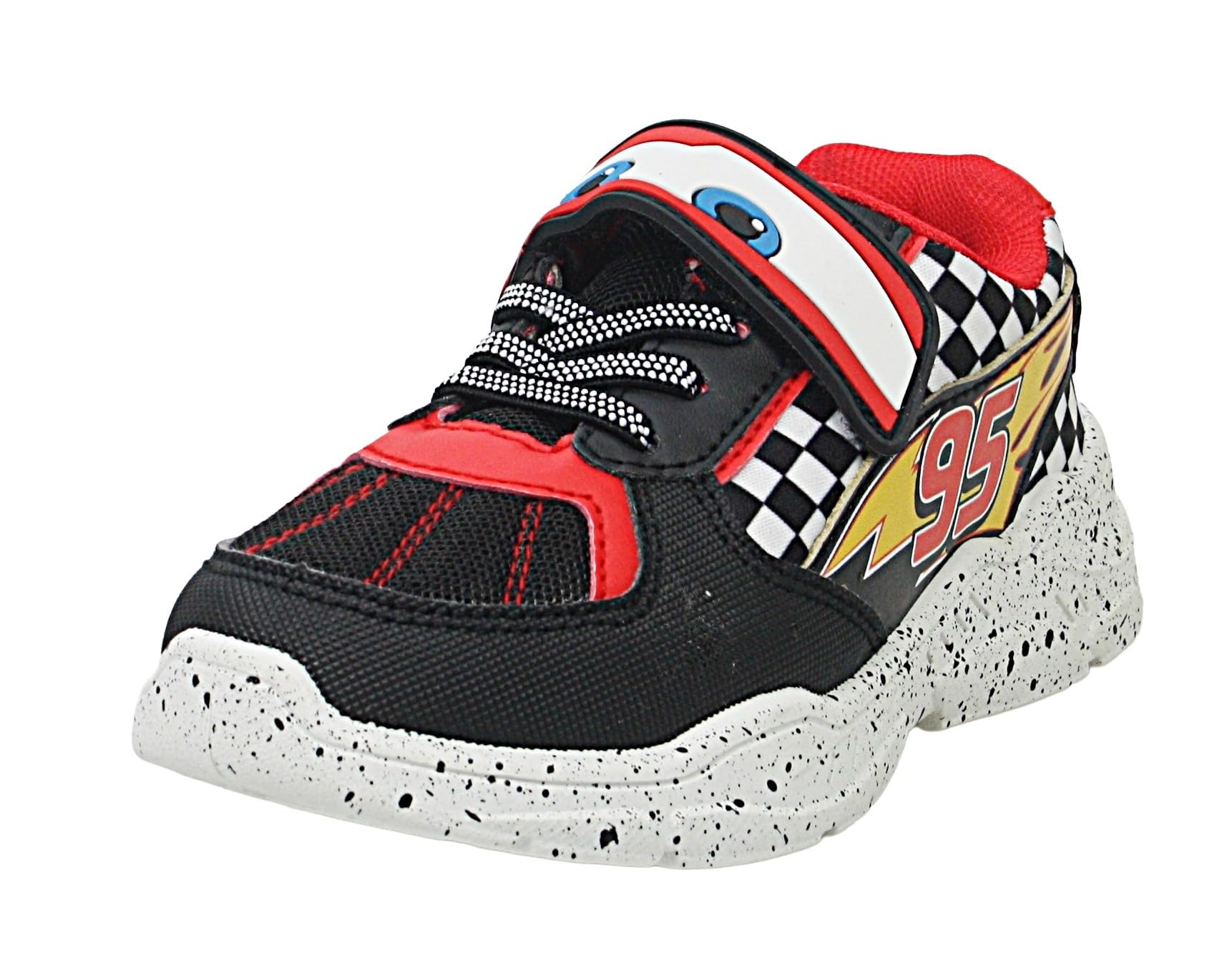 Disney Cars Lightning McQueen chłopięce buty sportowe dla dzieci, buty wyścigowe, łatwe zapięcie, buty sportowe dla dzieci