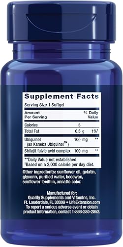 Vista 28 de Life Extension Super Ubiquinol CoQ10 con apoyo mitocondrial mejorado, 01426, 100 Mg, 1