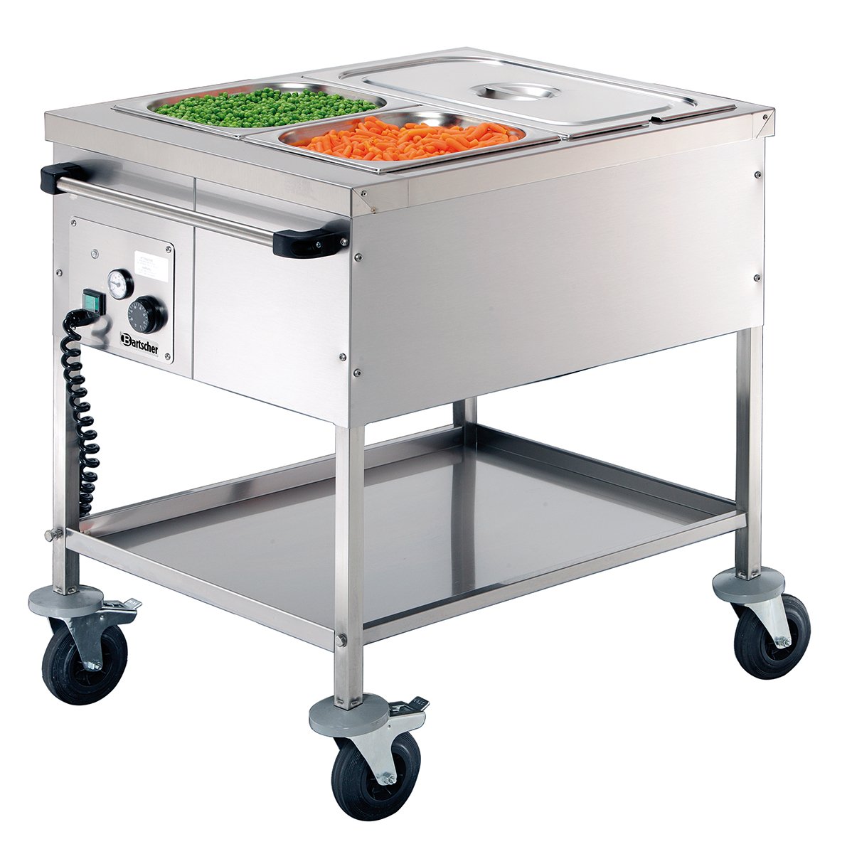 Carrello Bagnomaria 2XGN1/1 H 210 monofase - Bartscher 200254