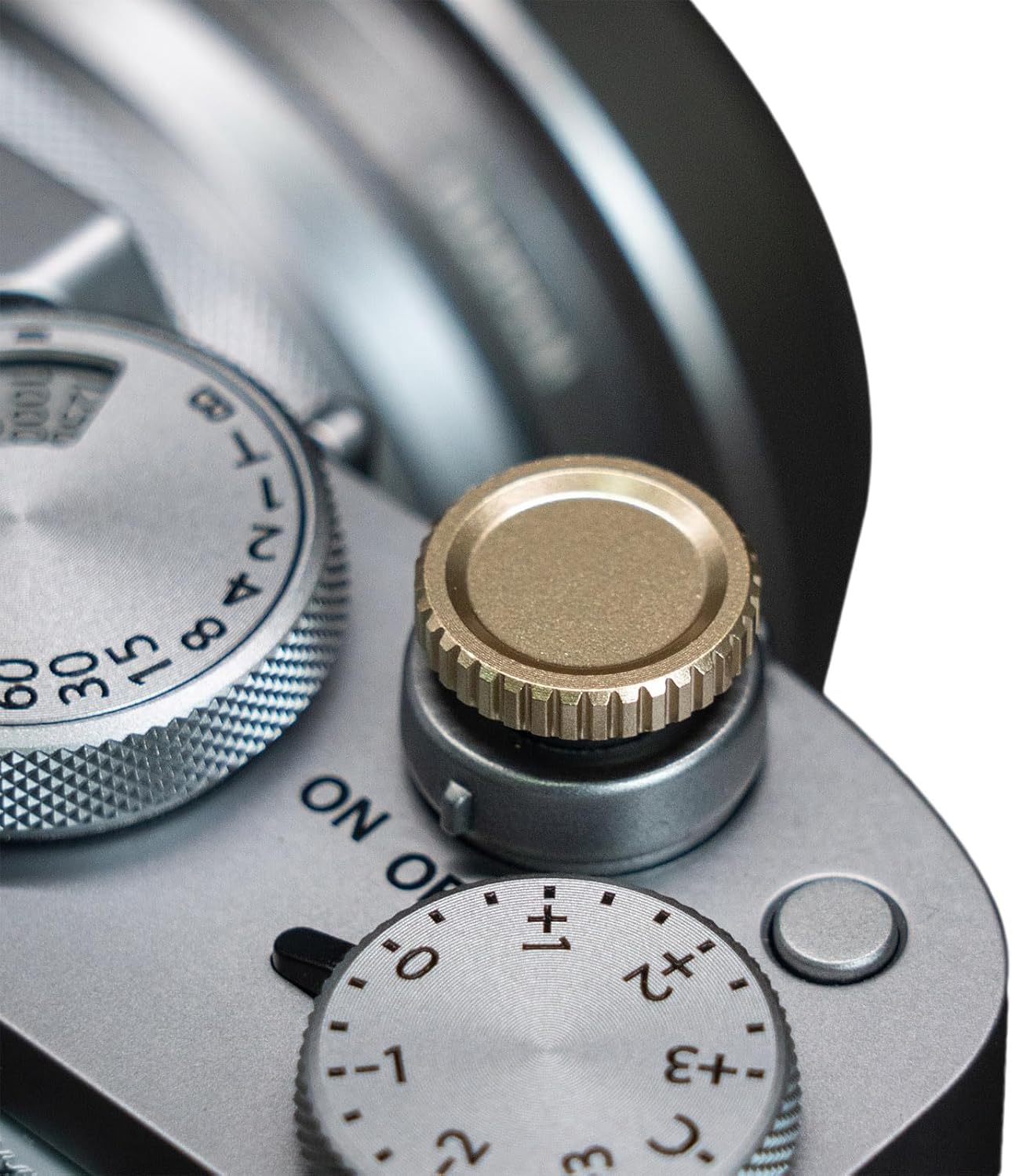 Camera Soft Release Button, 13mm Brass Screw-in Shutter Button, Brass