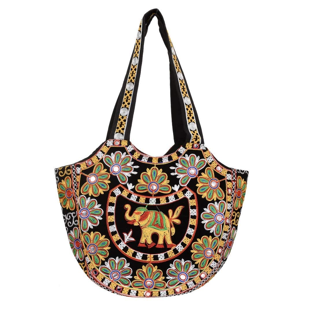 WAN-SUKH Cotton Traditional Ethnic Rajasthani Jaipuri Embroidered Handbag for Girls Women (B0B71QMR77) Amazon Price History, Amazon Price Tracker