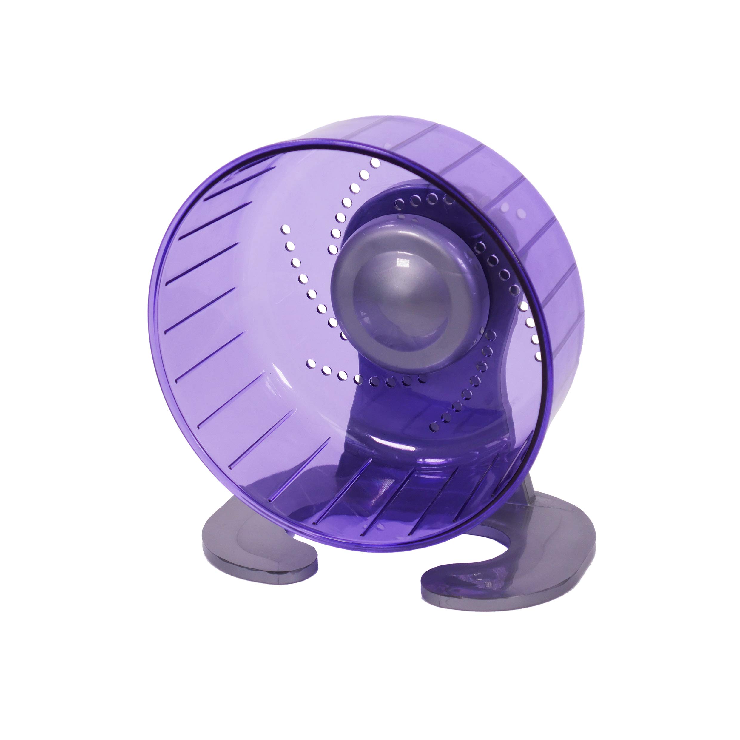 Rosewood Pico Exercise Hamster Wheel with Stand, Purple