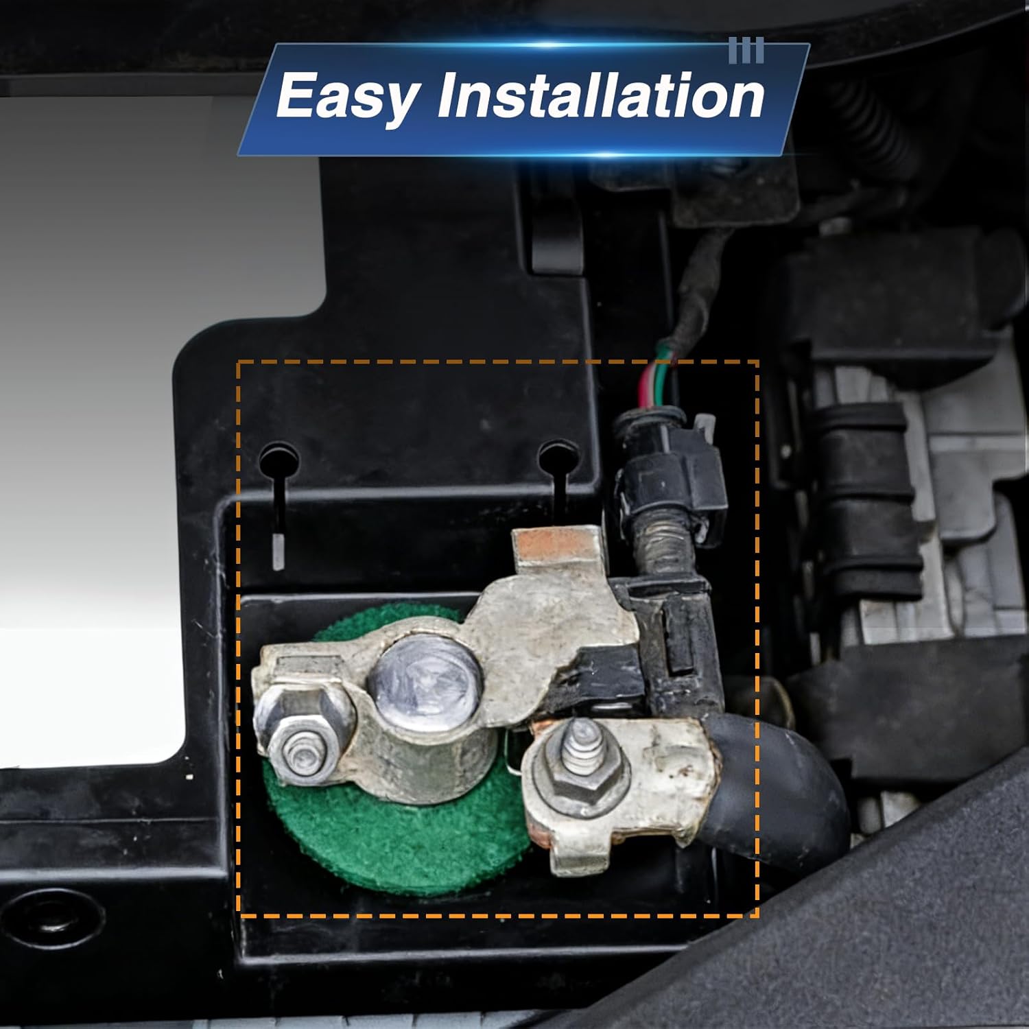 Battery Current Sensor, Battery Monitor Sensor Module, Battery Cable Terminal End Compatible with Buick Encore Cadillac XT4 XT5 Chevrolet Blazer Cruze Malibu Replace#: 13545954