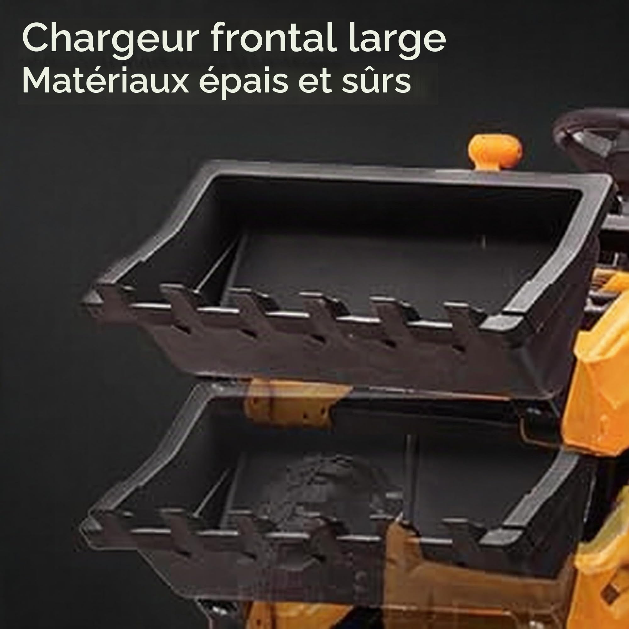 12V Tracteur Électrique pour Enfants avec Pelle Mécanique