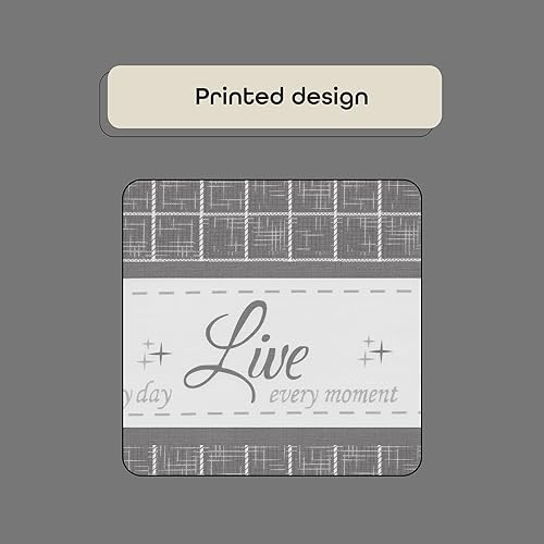 Vista 35 de Achim Home Furnishings - Cortina anti-fatiga ANFTMGBC12, color gris