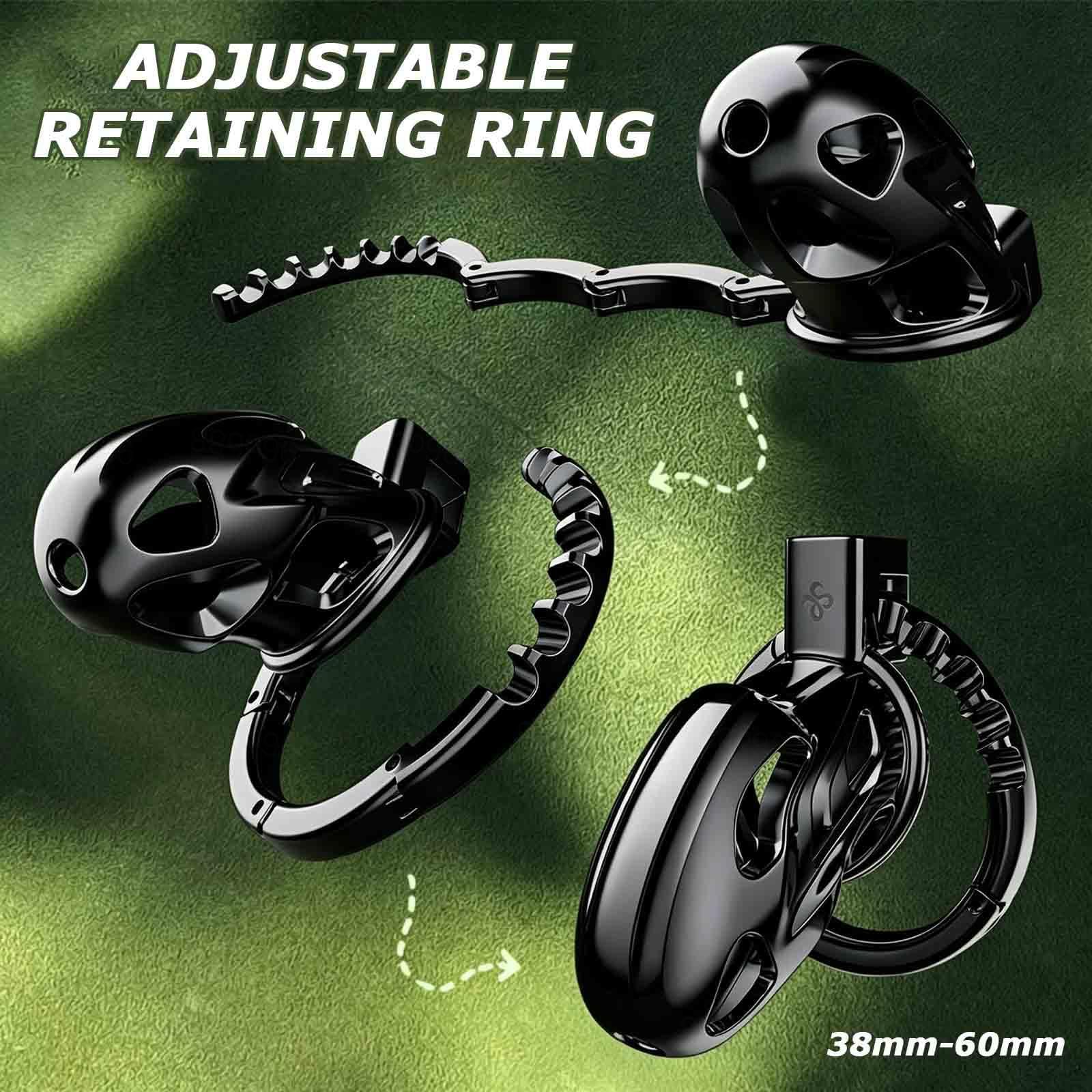 Chastity Cage Männer Metall Verstellbar Keuschheitskäfig Herren Metall,A