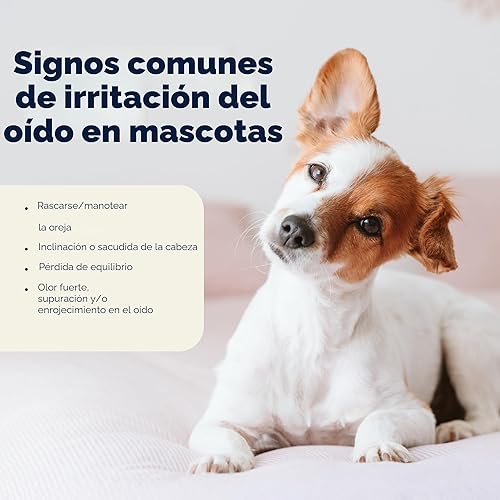 Miniatura 7 de Vetnique Oticbliss - Tratamiento de infección de oído para gatos y perros, gotas para aliviar la alergia del oído del perro, tratamiento