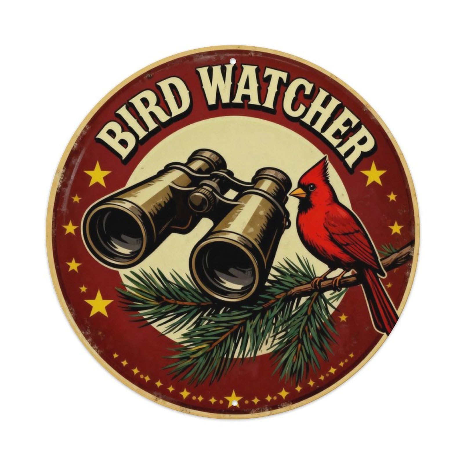 Bird Watcher Hobby Sign Metal Tin Sign Plaque
