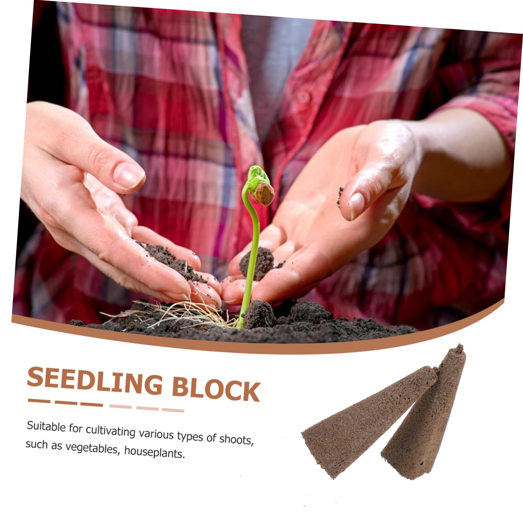 Toddmomy 2 Series Bloques Nutrientes Para Sin Suelo Para Jardinería Y Propagación De Plantas Para Vegetales Y Flores Casa Y Jardín 50 Piezas*2