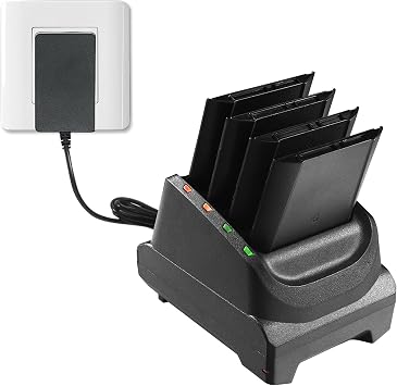 4-Slot Battery Charger for Zebra TC51 TC52 TC56 TC57 TC52x TC57x TC52AX Barcode ScannersSAC-TC51-4SCHG-01