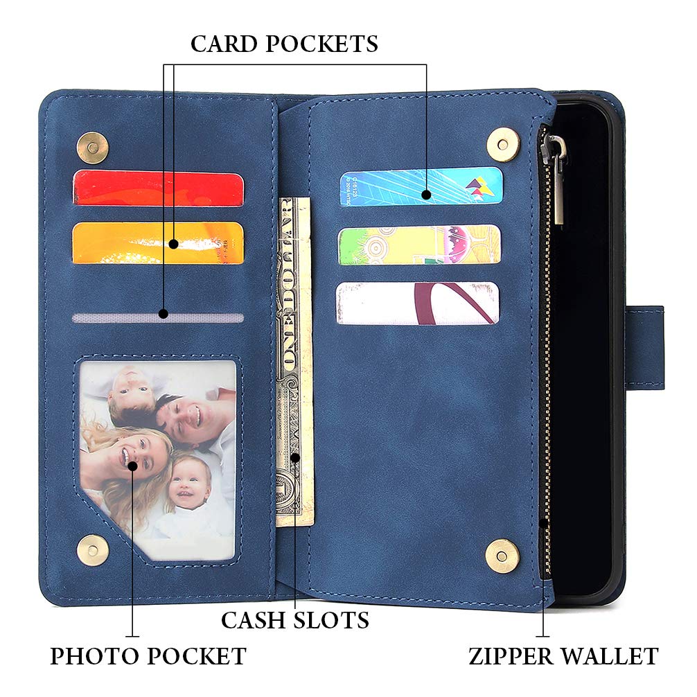 Funda Para Google Pixel 6a, Tipo Cartera Con Ranuras