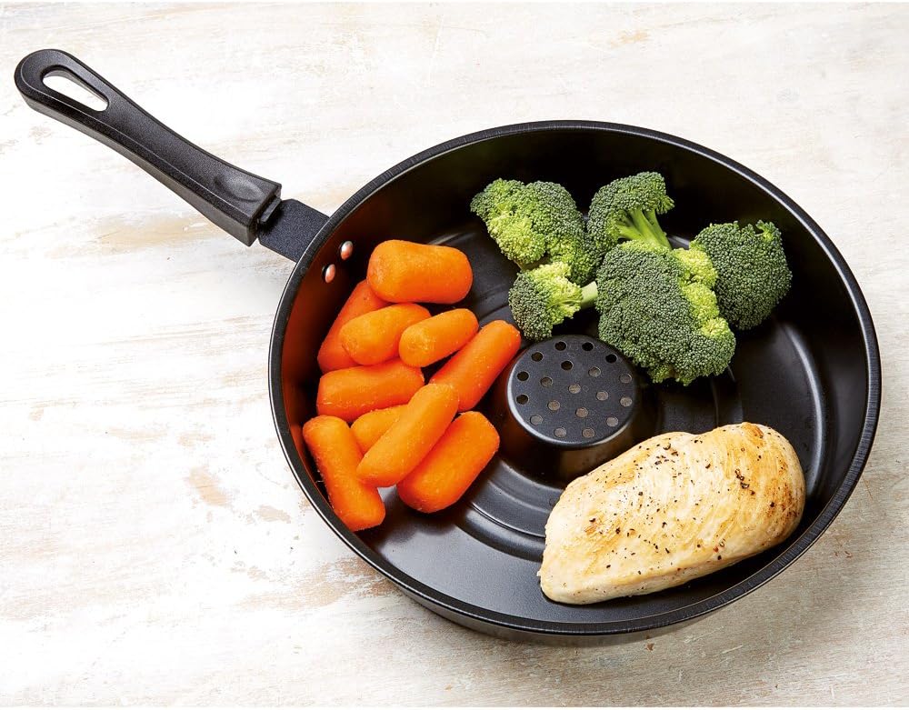 Dry Fry Pan with Glass Lid