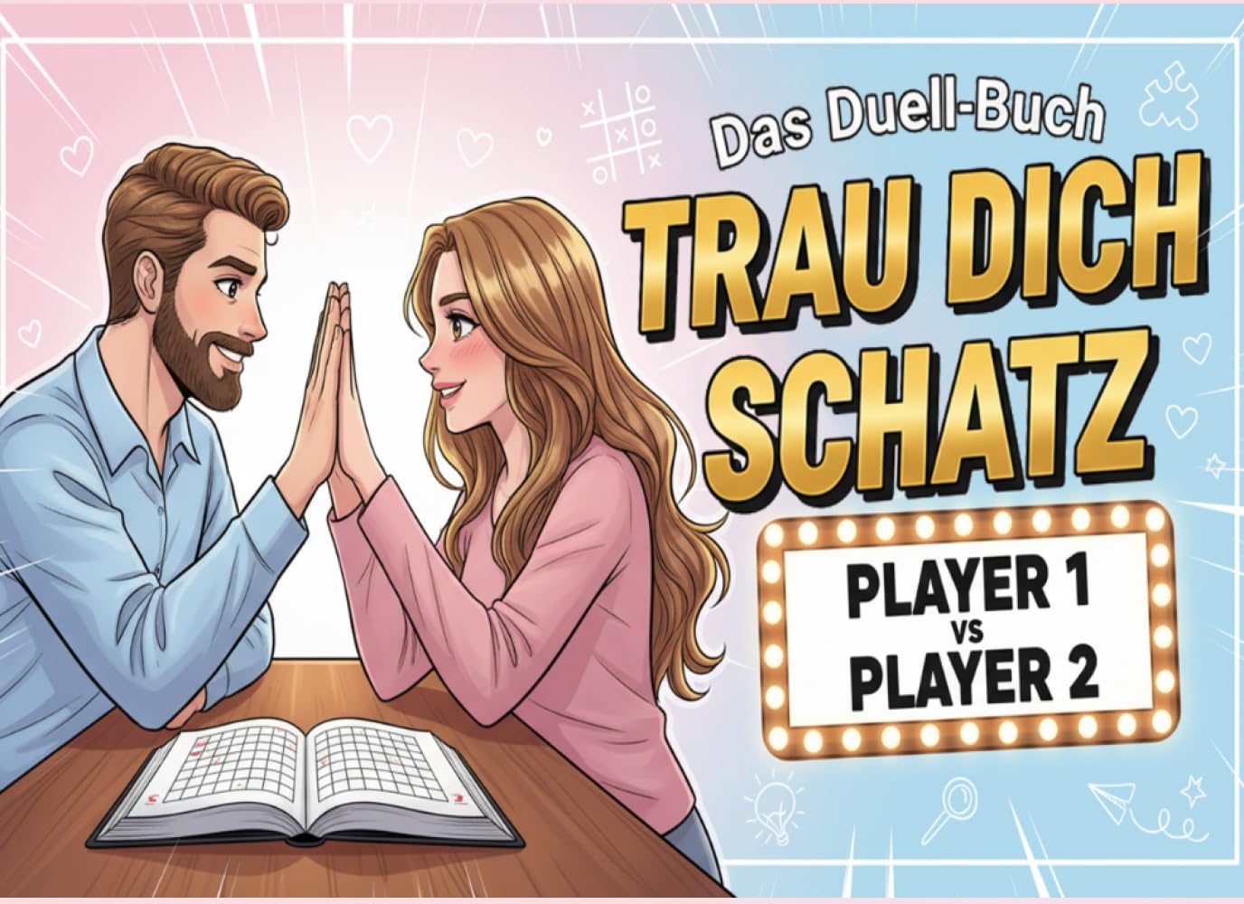 Trau Dich, Schatz! Duell-Buch: Rätsel, Spiele und 1-gegen-1-Challenges für Paare. Ideal für Valentinstag und Jahrestage.