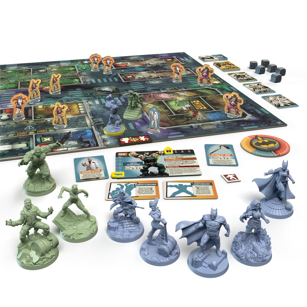 Cmon DCeased Gotham City Outbreak Jeu de société à partir de 14 Ans, 1 à 4 Joueurs, 60 Minutes par Partie, Espagnol