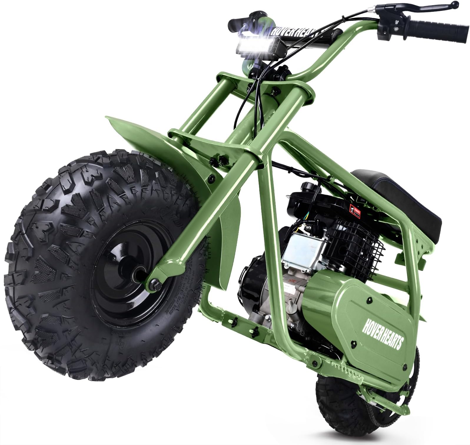 Mini Bike, Gas Dirt Bike, Minibike, Gas Powered Mini Bikes for Adults, 99cc-4 Stroke Pit Bike with Led Light, Min Dirtbike, Motorcycle Max Load 200 Lbs, Max Speed 28 Mph, Age13+