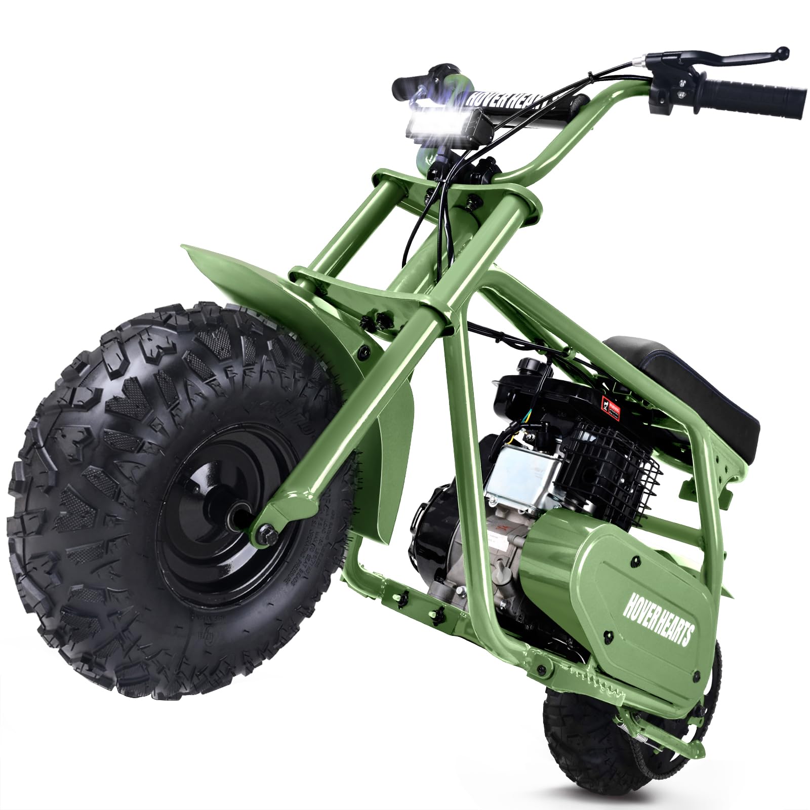 Mini Bike, Gas Dirt Bike, Minibike, Gas Powered Mini Bikes for Adults, 99cc-4 Stroke Pit Bike with Led Light, Min Dirtbike, Motorcycle Max Load 200 Lbs, Max Speed 28 Mph, Age13+