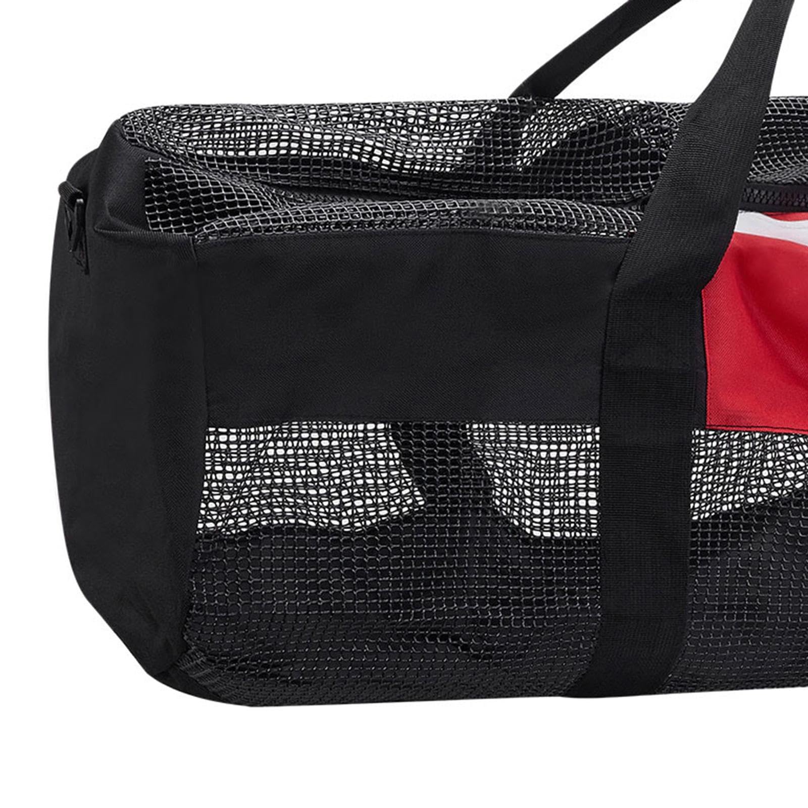 rockible Mesh Duffle Mesh Bag with Handle 95cmx34cmx34cm Lightweight Snorkeling Gear Storage Carry Bag for Surfing Gym Outdoor Activities Fishing, Square