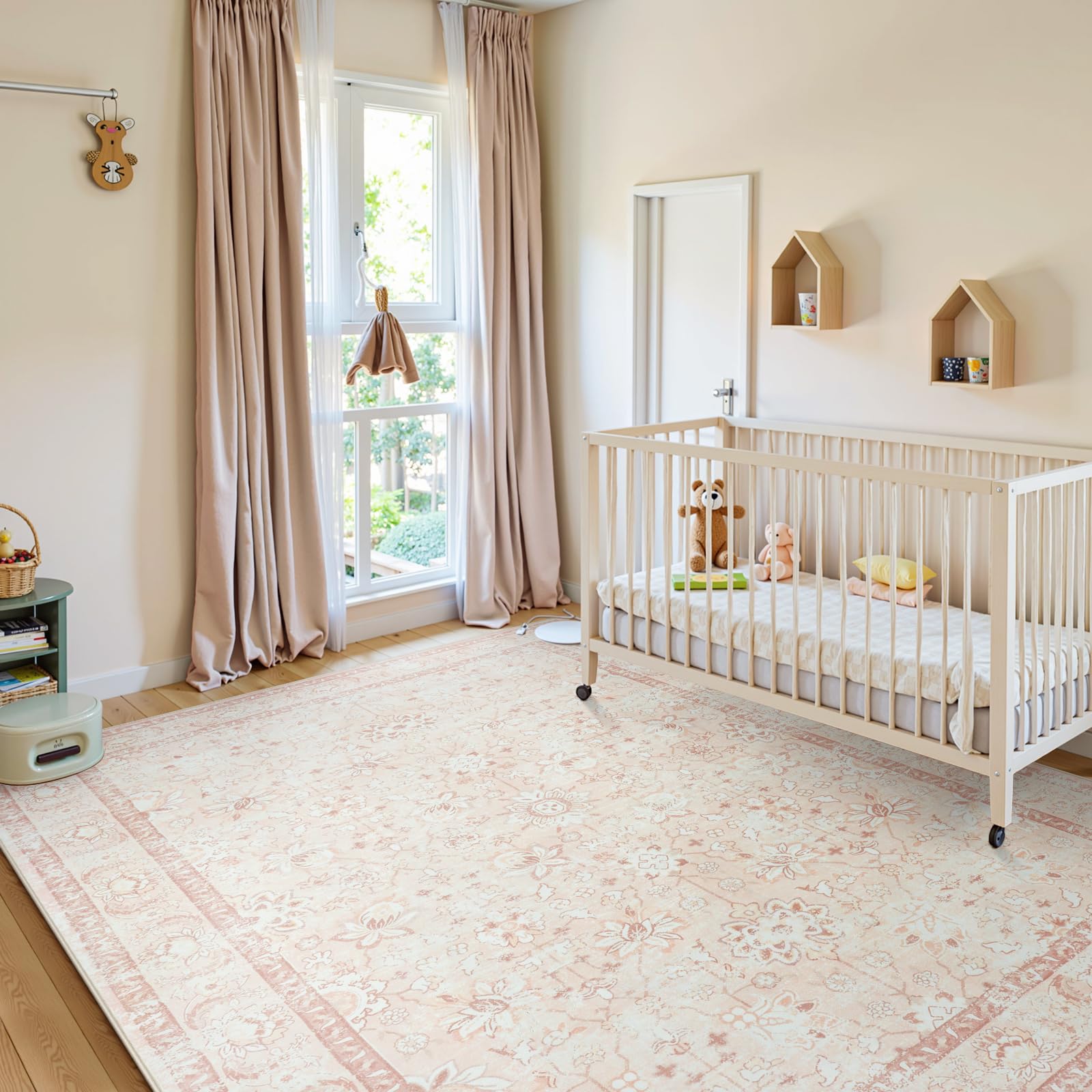 LIVEBOX Washable Living Room Rug 8x10