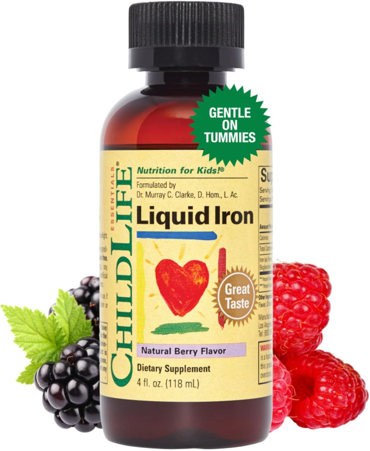 ChildLife Essentials Liquid Iron Iron Supplements for Kids, Supports Healthy Blood