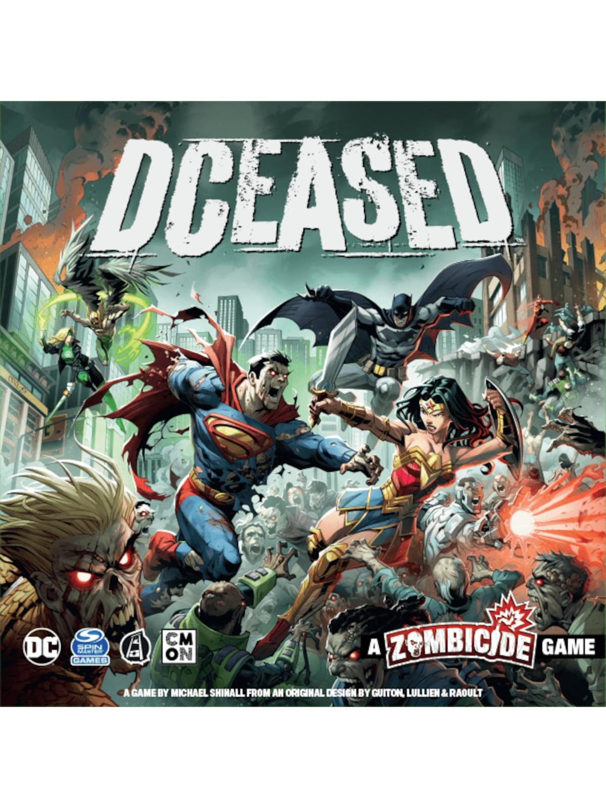 CMON | DCeased | Board Game | Ages 14+ | 1-6 Players | 45-60 Minutes Playing Time