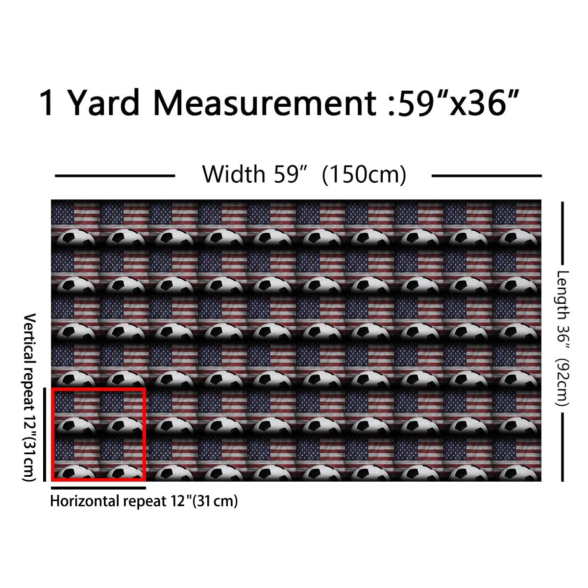 Homemissing Tessuto con bandiera al metro 460 x 150 cm, impermeabile, per esterni, per videogiochi, sport, tappezzeria, per sedie, palloni da calcio, giochi, tappezzeria, decorazione in tessuto