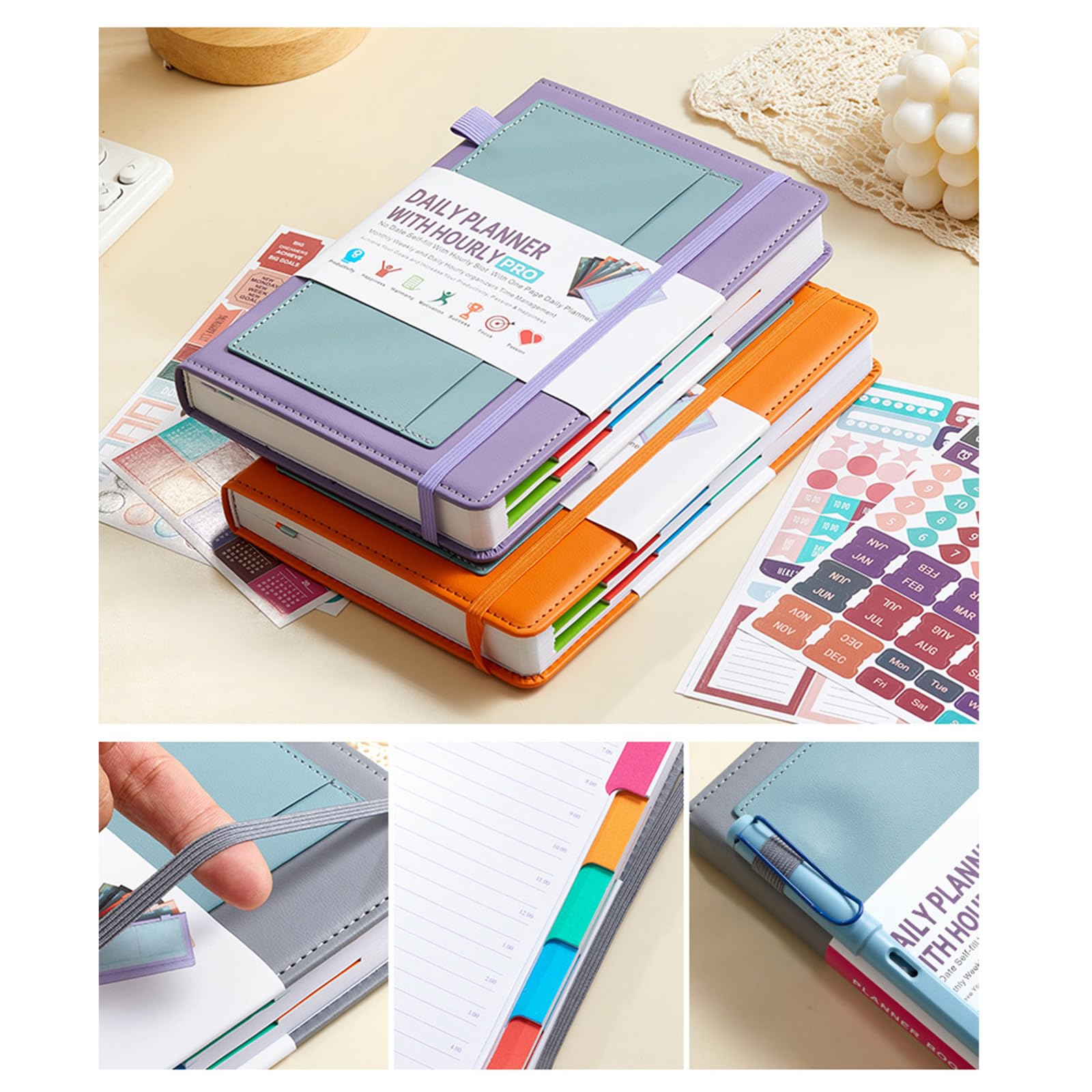 2025 Programma Libro Giornaliero Planner Diario Quaderni Planner mensile Selffilling Notebook Casa Ufficio Scuola Forniture