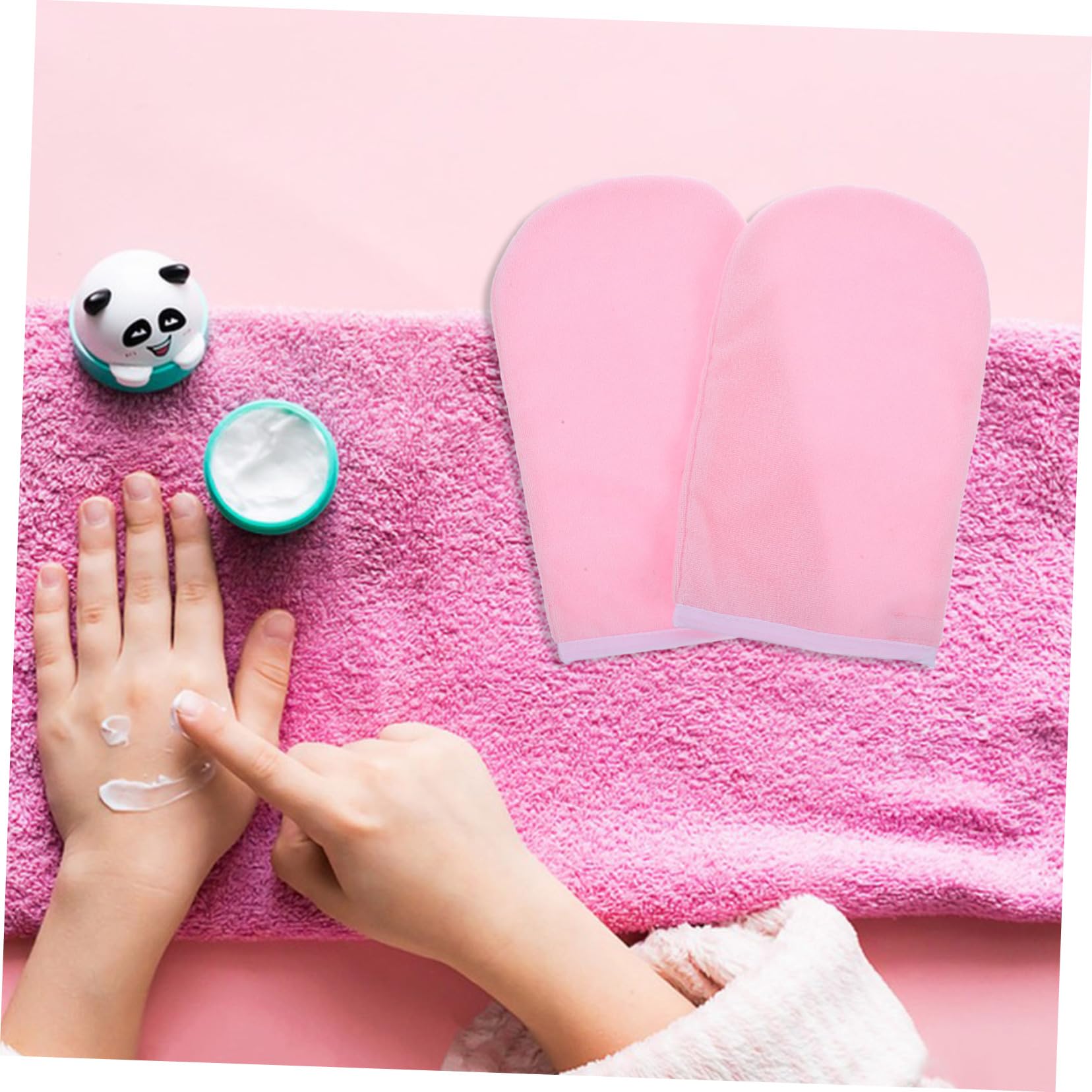 NOLITOY Paraffin Wax Mittens Hand Moisturizing Gloves Spa Gloves for Women Soft Comfortable One Size