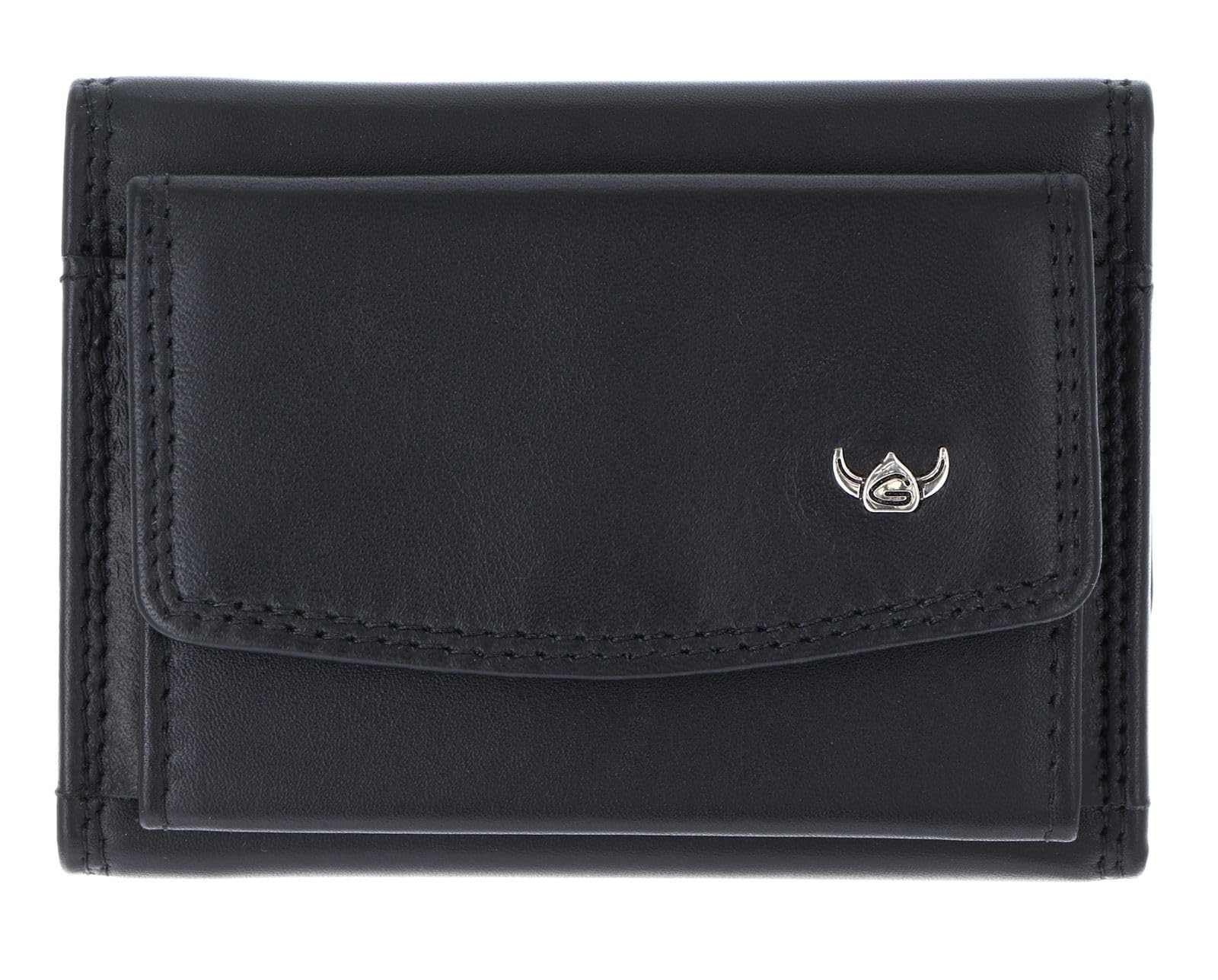 Golden Head Cuero Monedero Polo RFID Protect Minischeintasche 1314 Schwarz Negro