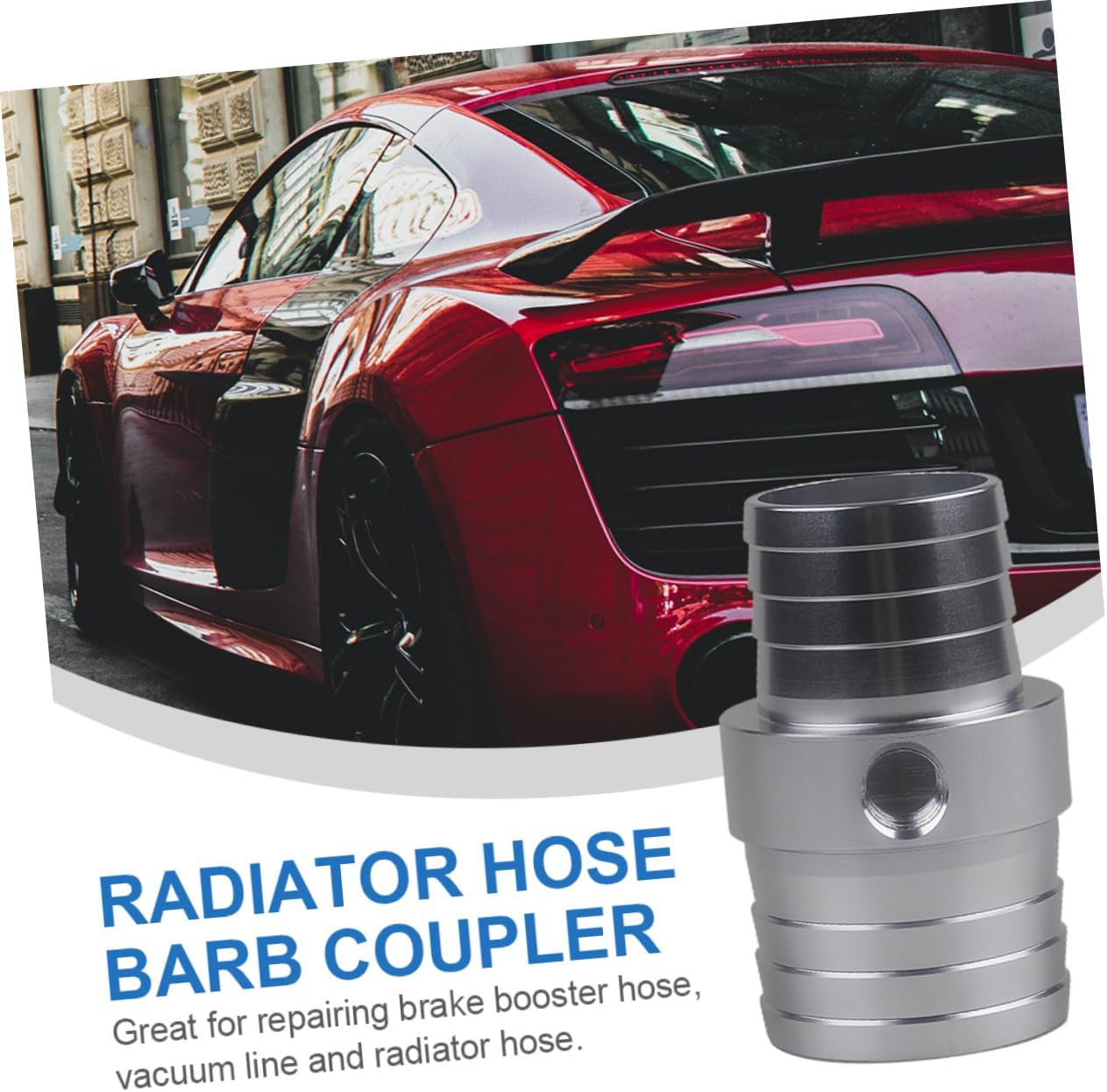 iplusmile Radiator Hose Adapter to Steam Tube Barb Coupler with Npt Port Hose Connector for Cooling and Vacuum Line Repair