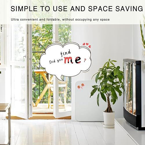 Miniatura 6 de Mesa plegable para exteriores de 4 pies, altura ajustable, mesas de comedor de plástico para fiestas, mesa plegable con asa de transporte para