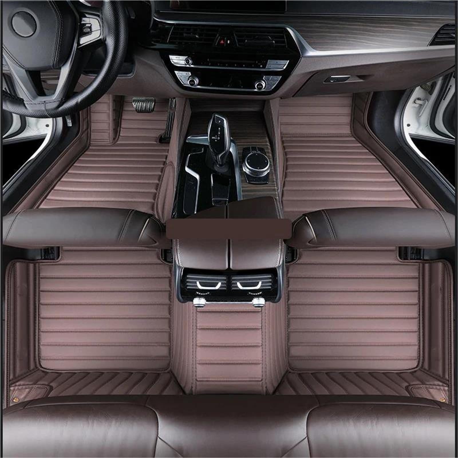 Car Floor Mats Waterproof Full Coverage Interior Floor Accessories For Jetour X70 Plus 2023-2024(Style 1)
