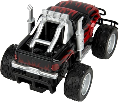 Miniatura 3 de Sum ac Monster - Camión de juguete con ruedas grandes, luces LED brillantes, sonidos explosivos, a prueba de golpes, todo terreno, auto de juguete