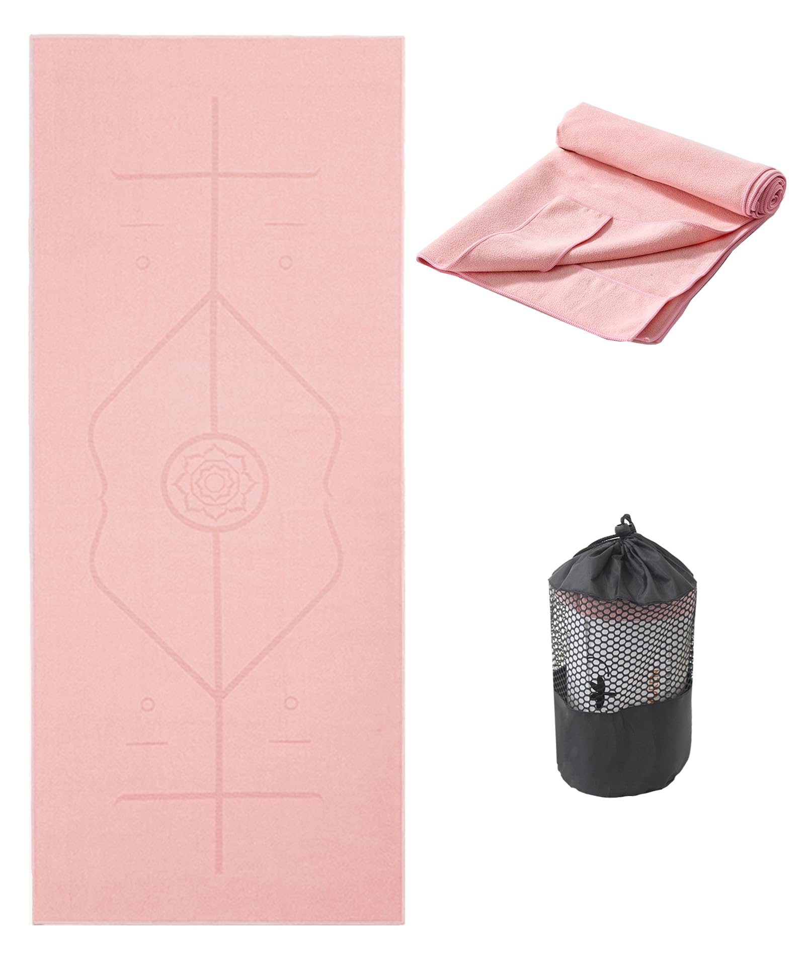 YiGym Yoga Towel 185×63cm Quick Drying Yoga Mat Towel for Hot Yoga Pilates