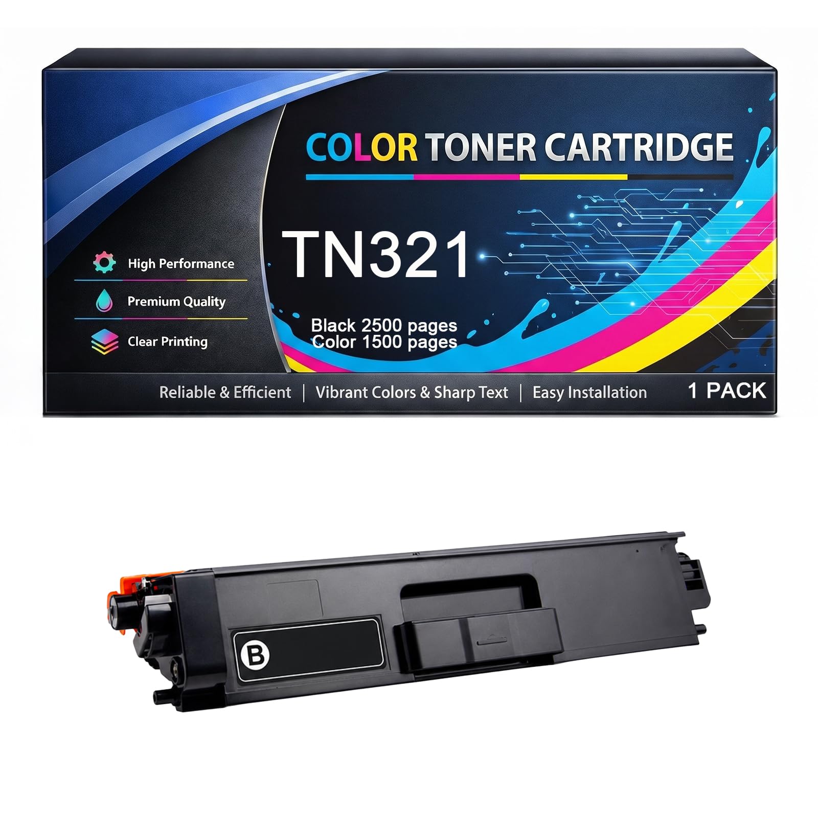 Cartuccia toner TN321 compatibile per Brother TN 321 326 TN-321
