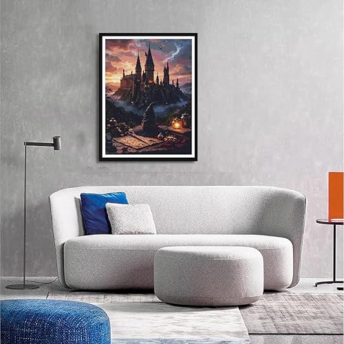 Miniatura 4 de PSCH Kits de arte de diamantes para adultos, kits de pintura artística de diamantes para adultos, arte de diamante 5D de taladro completo, perfecto