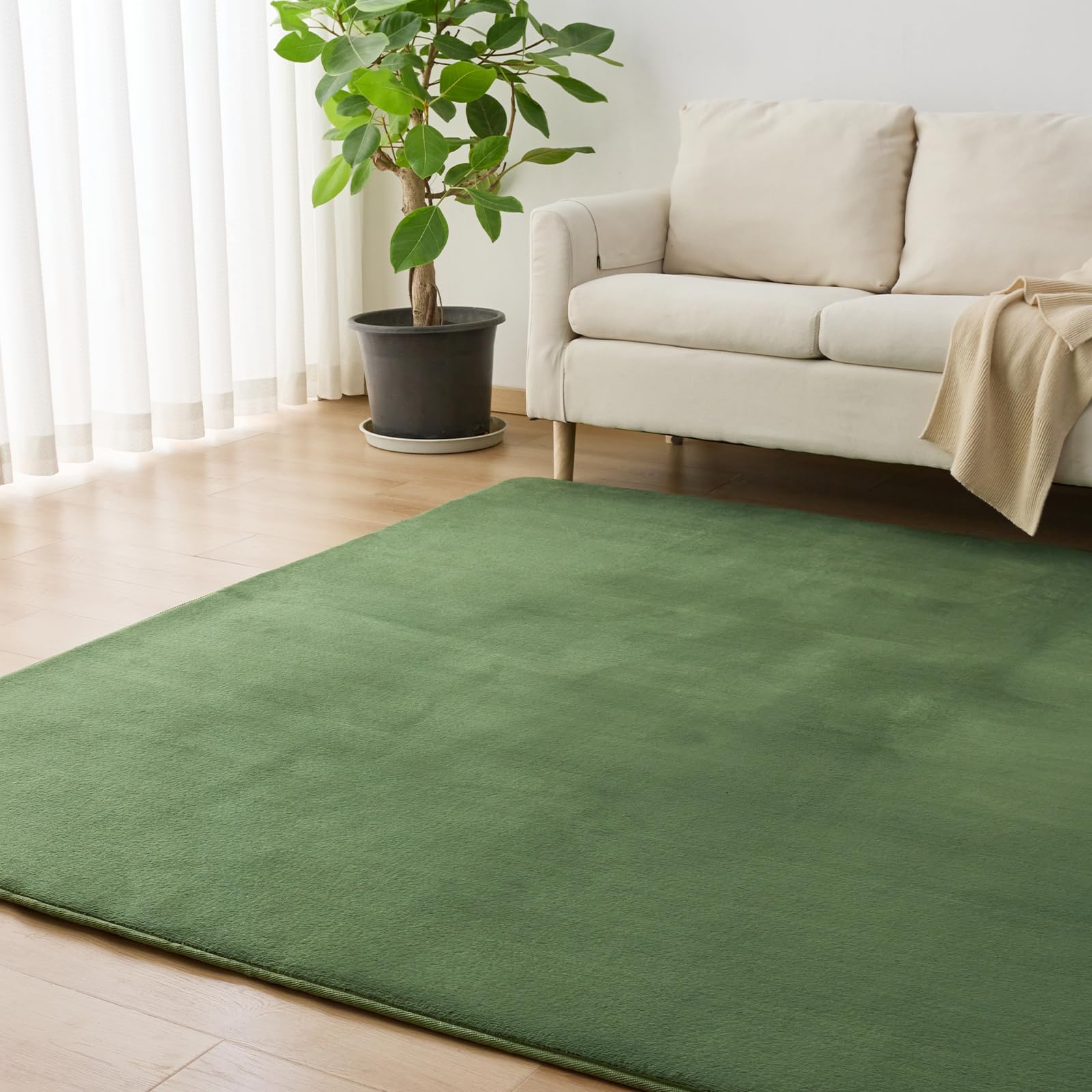 ラグ　カーペット　マット　200×250 厚み20mm グリーン ラグ カーペット マット 200×250 厚み20mm グリーン