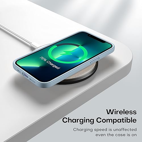 Miniatura 7 de CellEver Funda de silicona para iPhone 13 Pro Ultra Slim 2 protectores de pantalla de vidrio templado 9H incluidos a prueba de golpes con forro de