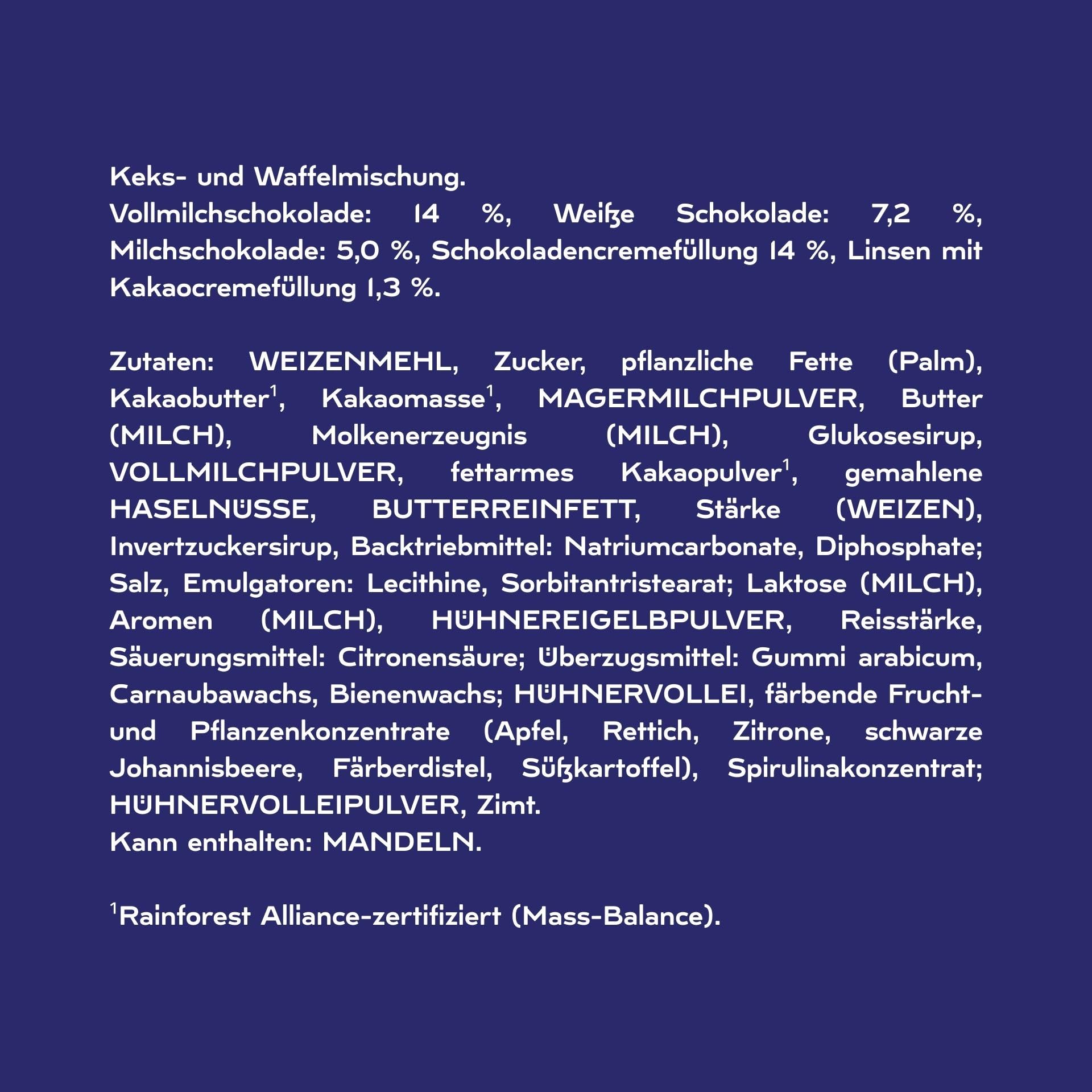 Bahlsen Unsere Keks Familie - Gebäckmischung mit 7 Sorten, 9x280g