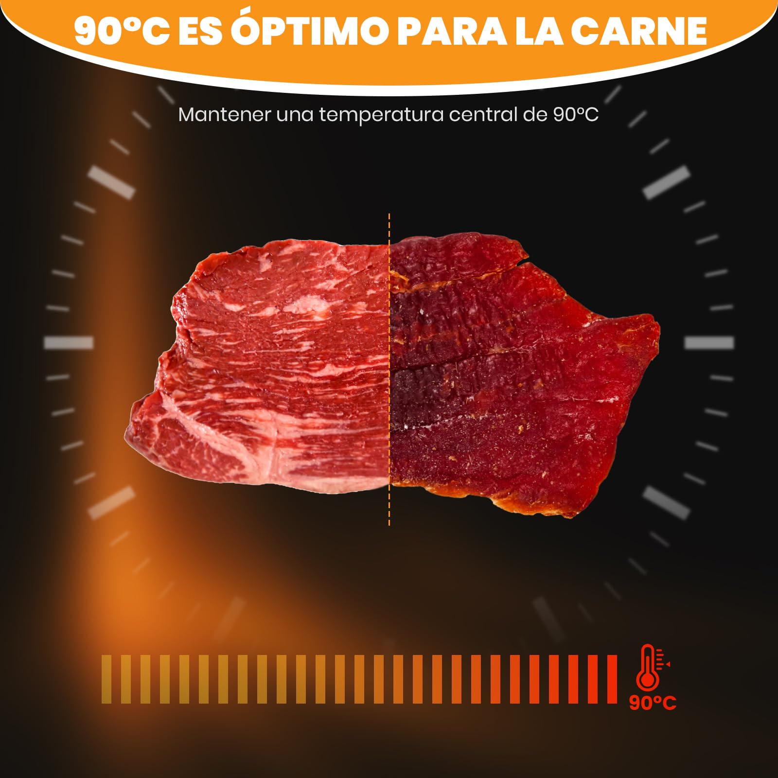 Deshidratador de acero inoxidable de 10 niveles, 0,84 ㎡ de superficie de deshidratación, 30-90 ℃, deshidratador de frutas grande, 800 W, deshidratador de alimentos para verduras, carne y 316