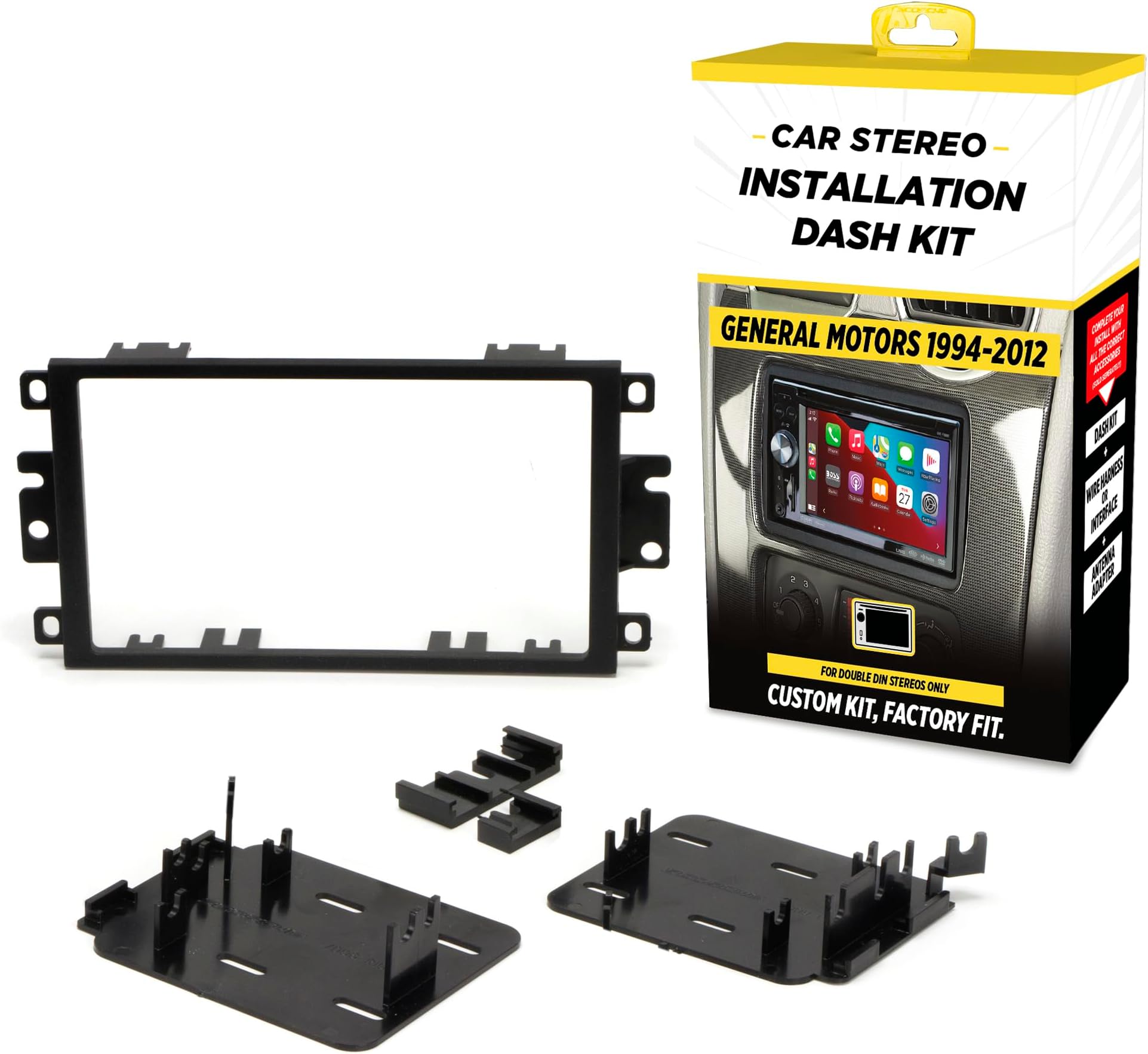 SCOSCHE GM1590DDB Double DIN Dash Kit for 1992-Up GM & Select 1992-2008 Honda/Isuzu/Suzuki