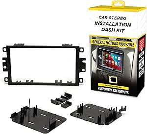 Scosche GM1590DDB Double DIN Installation Dash Kit for Select 1994-2012 Vehicles