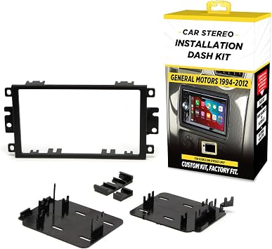 Scosche GM1590DDB Double Din Installation Dash Kit Compatible with Select 1994-2012 Import and Domestic Vehicles - Does Not Fit Single DIN Radios - See Fit Guide in Images for Vehicle Compatibility